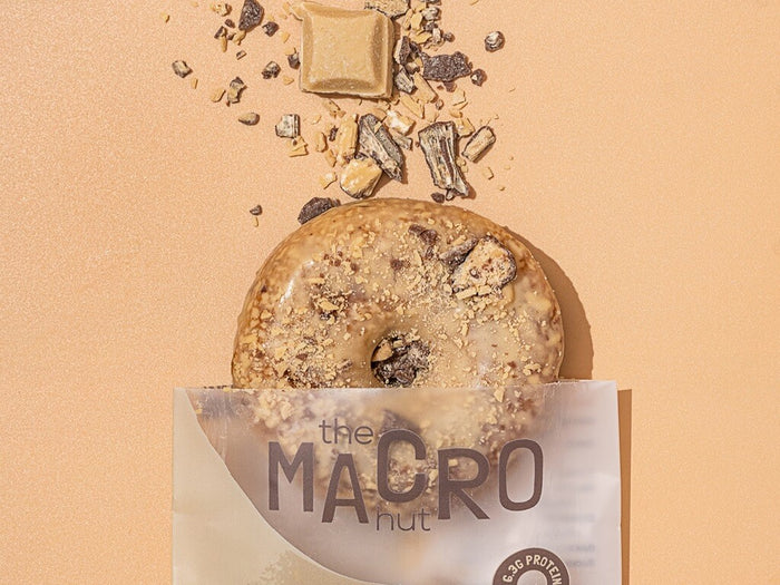 Protein Caramelised White Choc Donut
