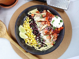 Naked chicken burrito bowl