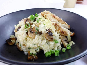 Chicken and mushroom risotto