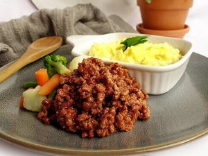 Classic turkey mince with mashed potato