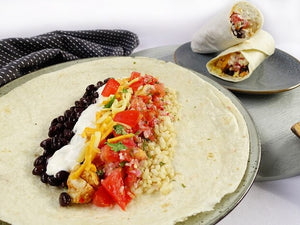 Tex Mex chicken burrito